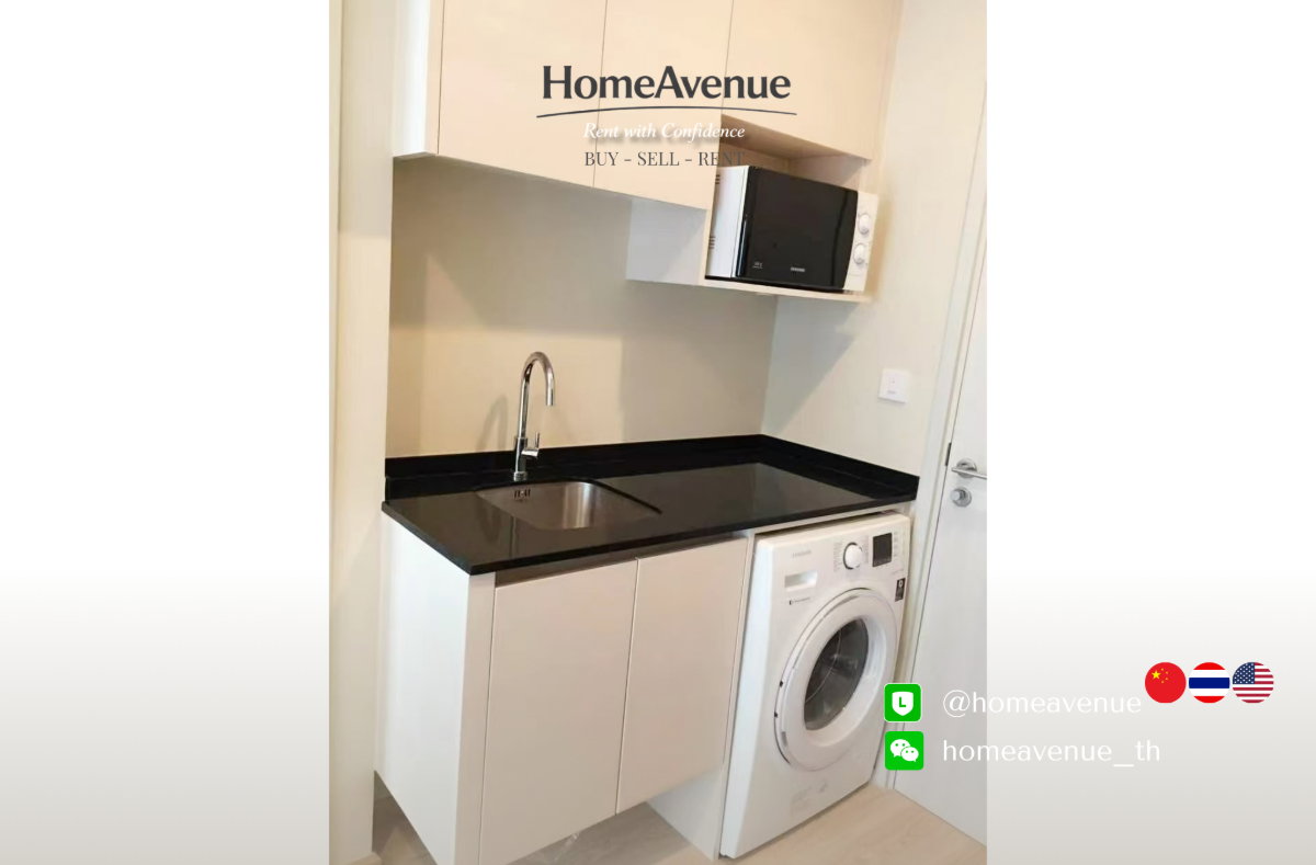 picture Highlight✨ 1Bed 🚇 Near MRT Thailand Cultural Centre 🌏 TM30 Service 📲 Line: @homeavenue ⭐HA-5089 - 4/5