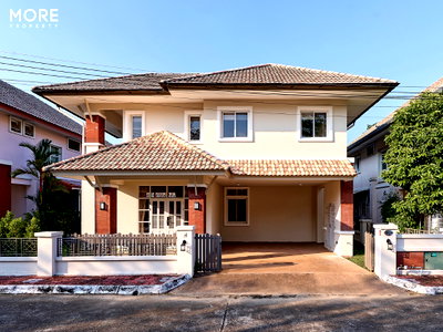 Houses for rent Montfort College Primary Section : Kunlaphan Ville 10 Tropical Style House 4Bed 3Bath 69.6 sq.w. Free Common Fee Near Chiang Mai Airport (ID:653HR)