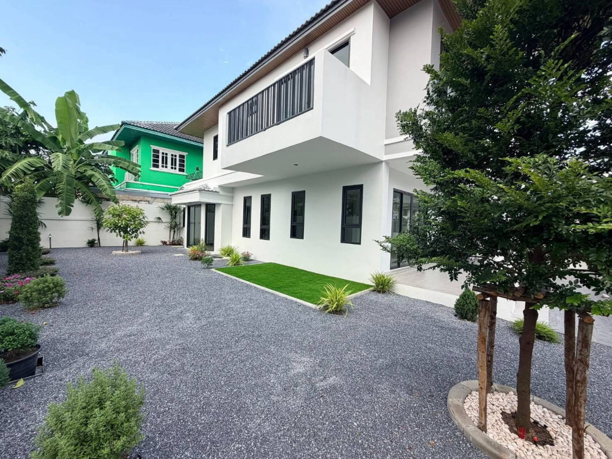 รูป ขายบ้านเดี่ยว 2 ชั้น บ้านมณีรินทร์ รัตนาธิเบศร์ แปลงหัวมุม 4 ห้องนอน 4 ห้องน้ำ ฟรีค่าโอน - รูปที่ 3/14