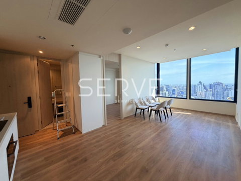 🔥Hot Deal 65K🔥 New Condo 2 Bed 2 Bath 64.52 sq.m. Super High Fl. 30+ Shuttle bus to BTS Thong Lo at Noble Form Thonglor Condo / For Rent
