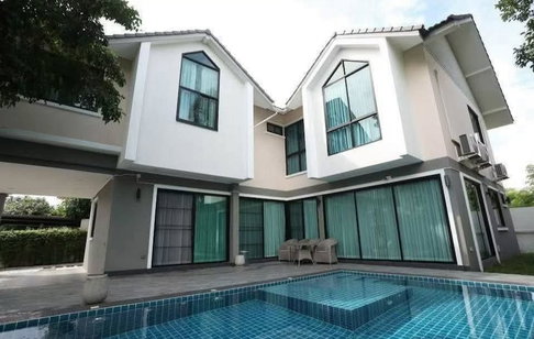 ปล่อยเช่าบ้าน พูลวิลล่า หมู่บ้านรีเจ้นโฮม (ใกล้กตลาดสามแยก เพียง1.5กม.)