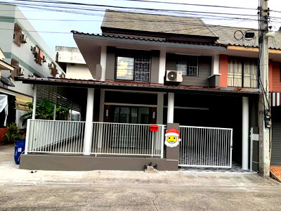 เช่าทาวน์โฮม ปทุมธานี : 🏡 FOR RENT ให้เช่าทาวน์โฮม 2 ชั้น หมู่บ้านพฤกษา 52/2 คลองหลวง–นวนคร บ้านทำเลดี อยู่ต้นซอย ถนนหน้าบ้านกว้าง