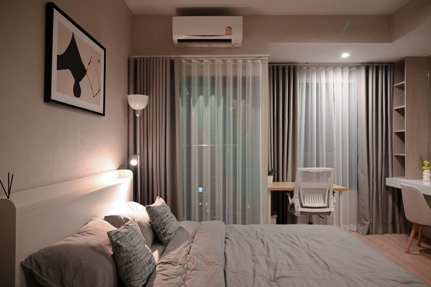 picture 📌 For Rent Condo IDEO RAMA 9 - ASOKE Building 1, Floor 27,Studio, Room size 27 sqm - 4/8