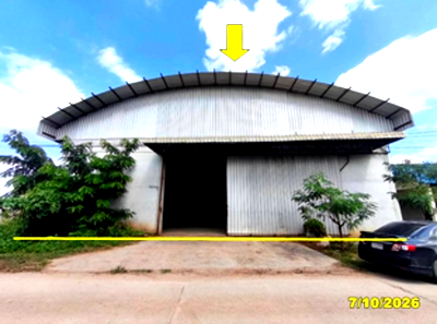 โรงงาน เลย : โกดัง 145.8 ตร.วา วังสะพุง เลย 3.7M