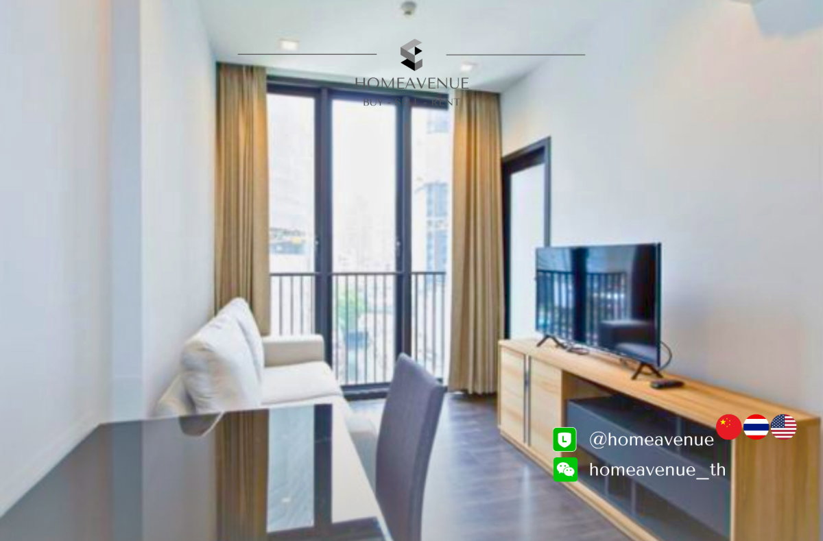 รูป 《THE LINE Asoke-Ratchada》Highlight✨ 1Bed 🚇 ใกล้MRT พระราม 9📲 Line: @homeavenue ⭐HA-1952 - รูปที่ 6/8