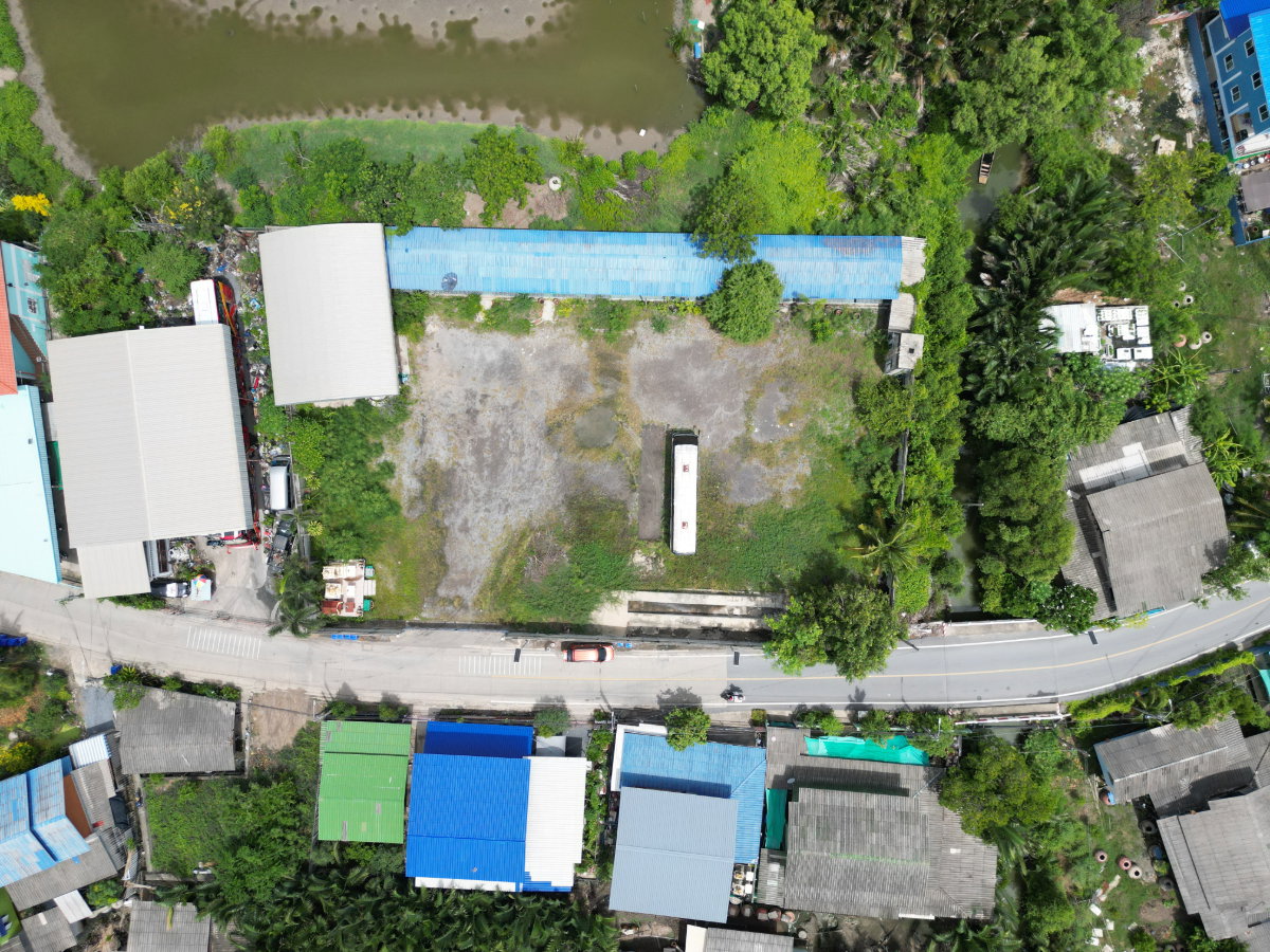 รูป ขายที่ดิน พร้อมสิ่งปลูกสร้าง 627 ตรว. ผังสีม่วง ใกล้วัดคู่สร้าง ใกล้ อบต.คลองปลากด อ.พระสมุทรเจดีย์ จ.สมุทรปราการ ราคาดีมาก ขายถูกมาก - รูปที่ 16/38