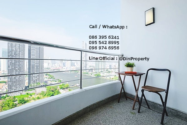 รูป ให้เช่า Supalai River Place 1 ห้องนอน ฺ53 ตรม BTS สะพานตากสิน ICONSIAM ใกล้สาทร เจริญกรุง - รูปที่ 6/6