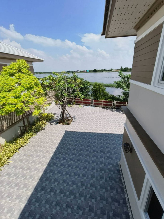 รูป ขายบ้านหรูหลังใหญ่ บ้านมือหนึ่ง วิวธรรมชาติติดริมน้ำ หมู่บ้านมีฐานะ เฟส 3 ต.ข้าวเม่า อ.อุทัย จ.พระนครศรีอยุธยา - รูปที่ 20/21