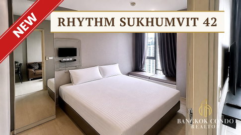 🍀🍀 ข้อเสนอพิเศษ🔥 ให้เช่า📌 Rhythm Sukhumvit 42 (Line:@rent2022) BTS เอกมัย✨พร้อมเข้าอยู่ 🔖 A37594