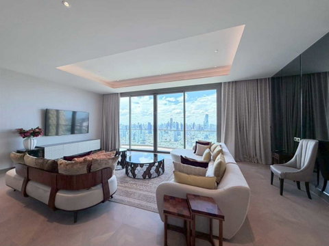 LTH16373 - Luxury Condo for Rent | The Residences of Mandarin Oriental Bangkok | BTS Krung Thon Buri | 222 Sq.m. | 3 Beds | 3 Baths | 350K/Month