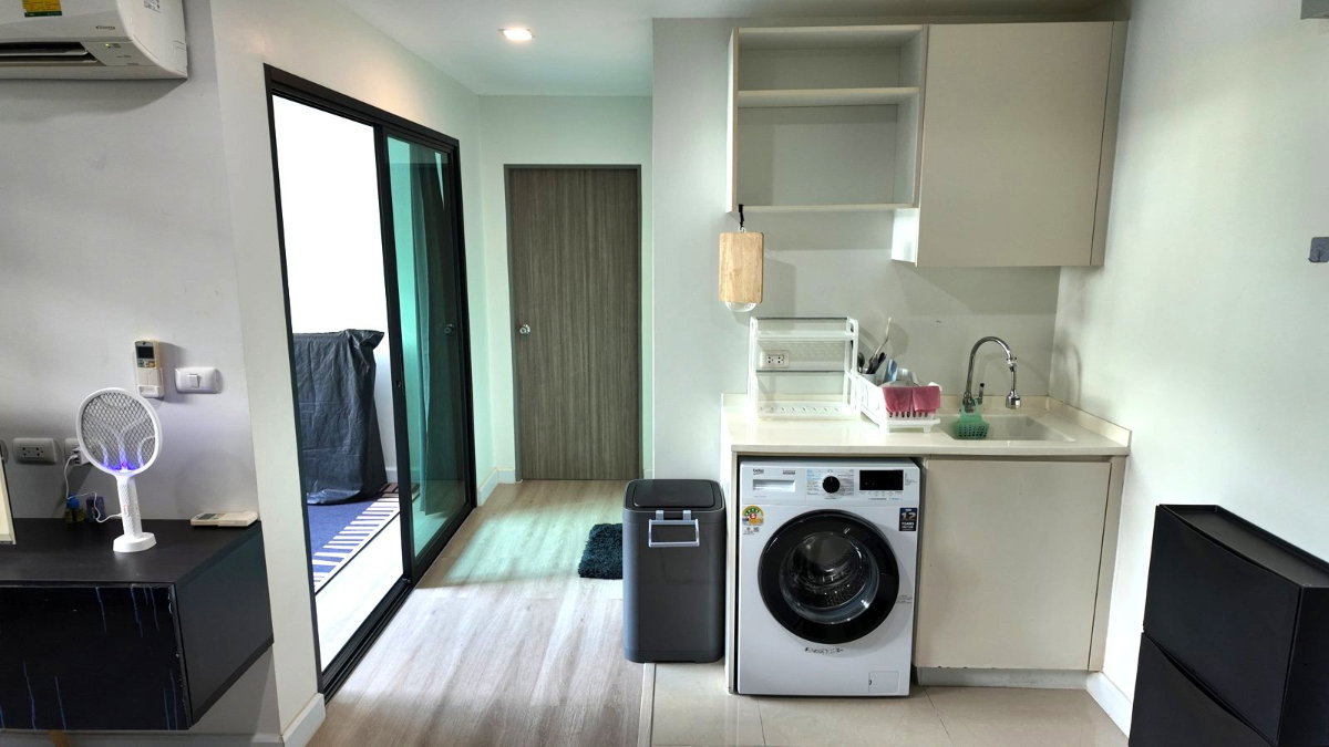 picture 2-Bedroom Condo for Rent at Metro Luxe Ratchada – 43 sq.m., 1st Floor, Building A – Only 23,000 THB/month! - 6/12