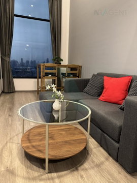 📌 ให้เช่าคอนโด โซโห​ แบงค็อก​ รัชดา อาคาร 1 ชั้น 12 Duplex ขนาด 38 ตรม ใกล้ MRT ห้วยขวาง