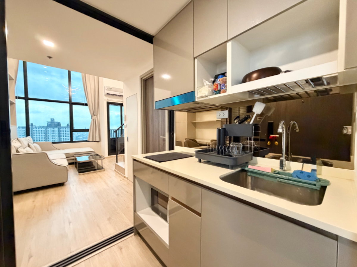 รูป ขาย The Rich พระราม 9 ศรีนครินทร์ ชั้น 29 ห้อง Duplex  ห้องมุม Built-in ตกแต่งจัดเต็ม พร้อมอยู่ ติดถนนศรีนครินทร์ - รูปที่ 4/23