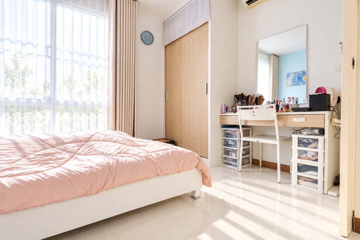 รูป 🏡 ขายคอนโด The Seed Ratchada–Huaykwang ห้องรีโนเวทใหม่ วิวสวน เฟอร์นิเจอร์ครบ พร้อมเข้าอยู่ - รูปที่ 6/16