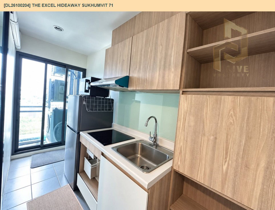 รูป DL26100204 ให้เช่าคอนโด ดิ เอ็กเซล ไฮด์ อะเวย์ สุขุมวิท 71 (The Excel Hideaway Sukhumvit 71) ใกล้ BTS อ่อนนุช พร้อมเข้าอยู่ โทรด่วน 0638692663 LineID @952jdxxk - รูปที่ 6/6