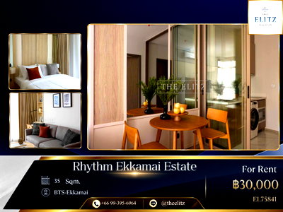 คอนโดให้เช่า : ✨ Luxurious Estate Living in Vibrant Ekkamai —  Cutting-Edge Architecture & Chic Style | Exceptional Choice ✨