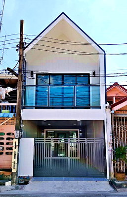 ทาวน์โฮม นนทบุรี : AA.  ขาย บ้านสวย ถนนเมนกว้างมาก  #หมู่บ้านทรายทอง นิเวศน์ ติวานนท์ 45  ใกล้โรงพยาบาลชลประทาน