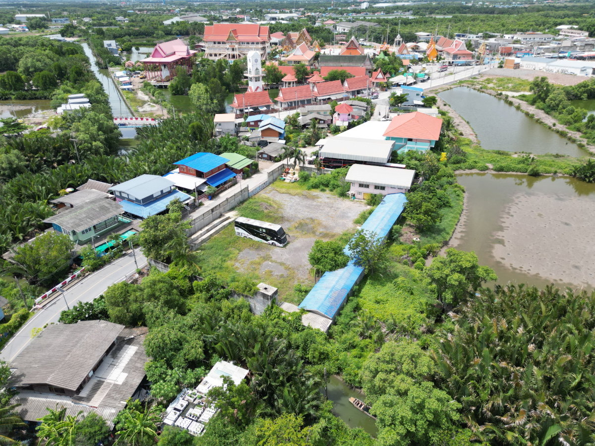 รูป ขายที่ดิน พร้อมสิ่งปลูกสร้าง 627 ตรว. ผังสีม่วง ใกล้วัดคู่สร้าง ใกล้ อบต.คลองปลากด อ.พระสมุทรเจดีย์ จ.สมุทรปราการ ราคาดีมาก ขายถูกมาก - รูปที่ 35/38