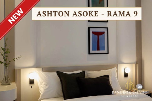 🍀🍀 Beautiful condo 🌸 For Rent📌 Ashton Asoke - Rama 9 (Line:@rent2022) MRT Rama 9✨Ready to move in 🔖 A40389