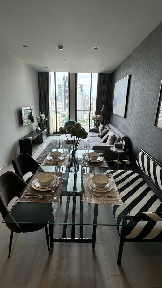 รูป LTH16305 – Noble Ploenchit Condo For Rent | BTS Phloen Chit | 55 Sq.m. | 1 Bed | 1 Bath | Unblocked View | 50K/Month - รูปที่ 9/10