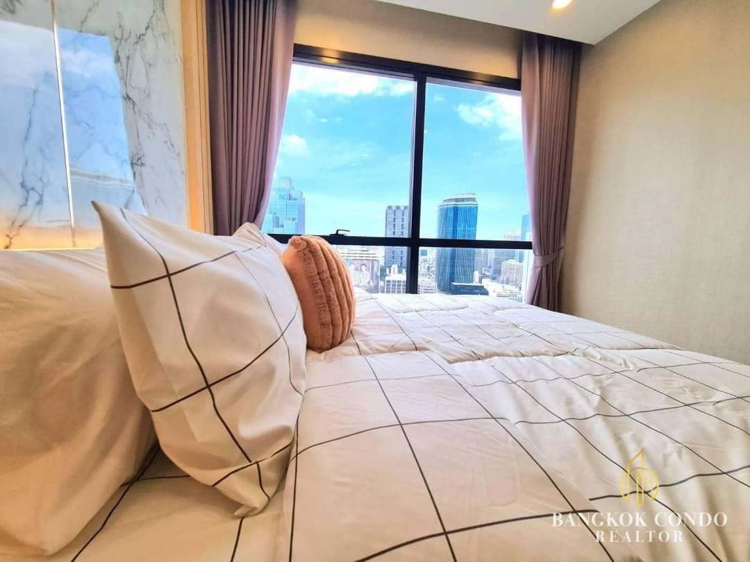 picture 🍀🍀 Beautiful condo 🌸 For Rent📌 Ashton Chula-Silom (Line:@rent2022) MRT Sam Yan✨Ready to move in 🔖 A08605 - 7/15