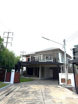 บ้านเดี่ยวให้เช่า หมู่บ้าน ภูมิ ภิรมย์ รังสิต คลอง 5 พื้นที่ 102.1 ตรว 