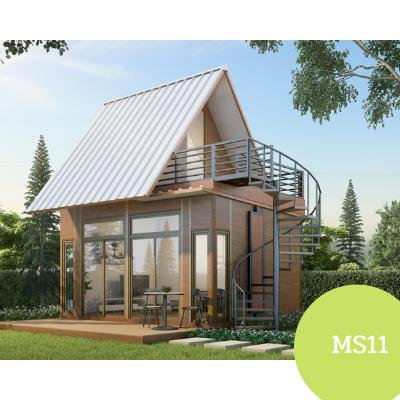 รูป บ้านสำเร็จรูป MS11 ขนาดพื้นที่ใช้สอยชั้นล่าง 20 ตร.ม. - รูปที่ 1/6
