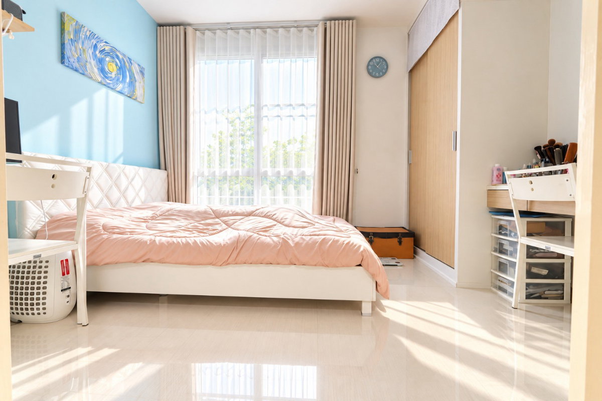 รูป 🏡 ขายคอนโด The Seed Ratchada–Huaykwang ห้องรีโนเวทใหม่ วิวสวน เฟอร์นิเจอร์ครบ พร้อมเข้าอยู่ - รูปที่ 7/16