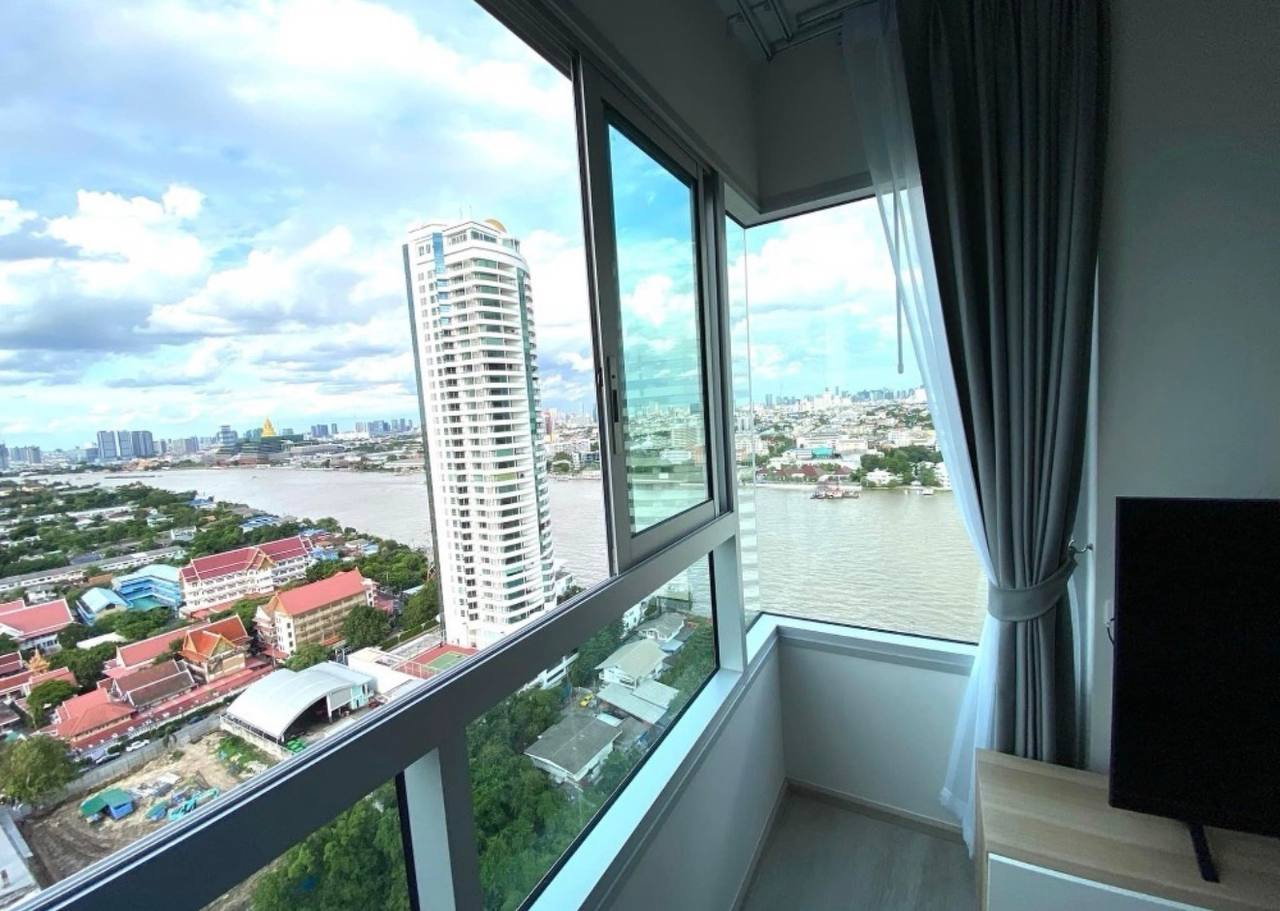 รูป Ideo Charan 70 - Riverview【𝐑𝐄𝐍𝐓】🔥ห้องสวยสองนอน วิวแม่น้ำเจ้าพระยาพาโนรามา โซฟานุ่มน่าอยู่🔥 ติดต่อไลน์ไอดี: @hacondo - รูปที่ 3/12