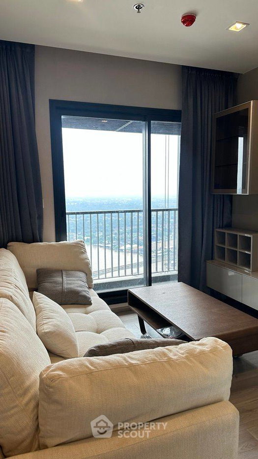 picture 42nd-Floor 2-BR The Politan Rive, MRT Phra Nang Klao Bridge (ID 3463522) - 1/5