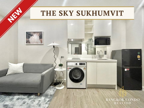 🍀🍀 ดีลดีที่สุด🔥 ให้เช่า📌 The Sky Sukhumvit (Line:@rent2022) BTS อุดมสุข✨พร้อมเข้าอยู่ 🔖 A08730