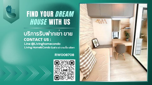 Condo for rent at Life Asoke, fully furnished and ready to move in; located near MRT Phra Ram 9. - RW008708