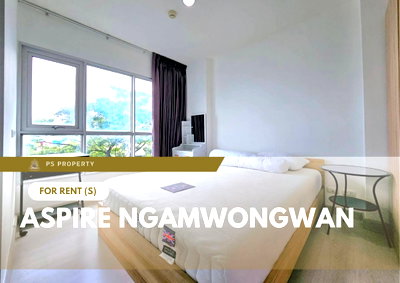คอนโดให้เช่า : ให้เช่า 📍 Aspire Ngamwongwan 📍 เฟอร์นิเจอร์ และ เครื่องใช้ไฟฟ้าครบ ใกล้เดอะมอลล์งามวงศ์วาน