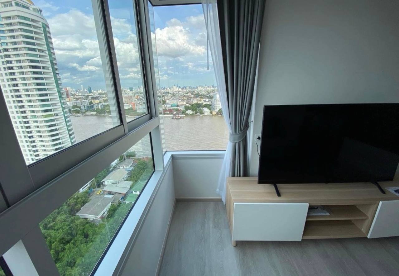 รูป Ideo Charan 70 - Riverview【𝐑𝐄𝐍𝐓】🔥ห้องสวยสองนอน วิวแม่น้ำเจ้าพระยาพาโนรามา โซฟานุ่มน่าอยู่🔥 ติดต่อไลน์ไอดี: @hacondo - รูปที่ 5/12
