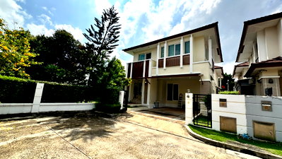 ขายบ้านเดี่ยว : ❤️💛(ขาย)บ้านเดี่ยว THE CITY พระราม 5–ราชพฤกษ์ 2    🏡🌳หลังมุม 89.7 ตร.ว.🏠 3 ห้องนอน พร้อมสวน   ✨✨ราคา 9.5 ล้านบาท