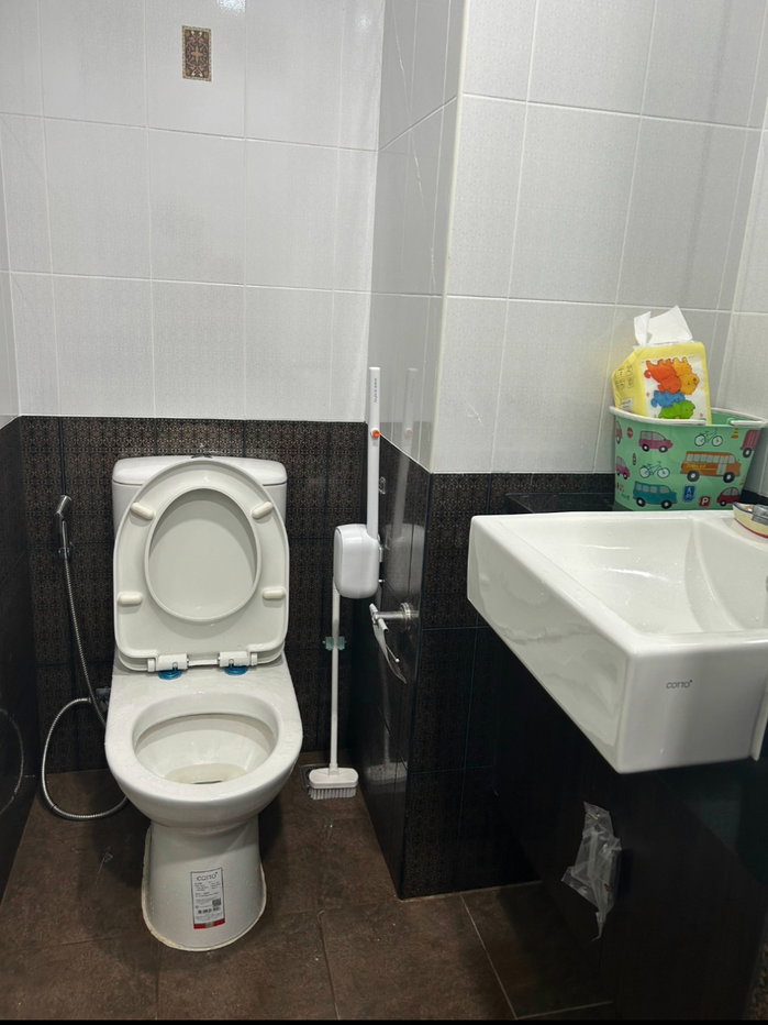รูป ให้เช่าห้องแต่งพร้อม เฟอร์ครบ ห้องใหญ่ วิวดี ราคาถูก ใกล้ ARL และ MRT สถานีหัวหมาก - รูปที่ 9/9