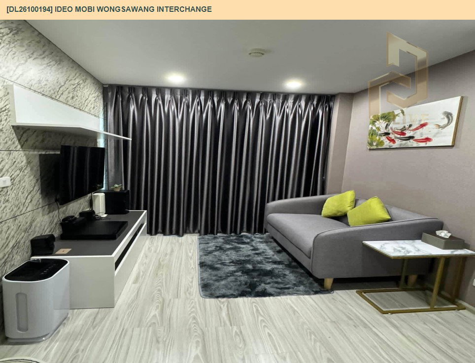 รูป DL26100194 ให้เช่าคอนโด ไอดีโอ โมบิ วงศ์สว่าง อินเตอร์เชนจ์ (IDEO Mobi Wongsawang Interchange) ใกล้ MRT บางซ่อน พร้อมเข้าอยู่ โทรด่วน 0638692663 LineID @952jdxxk - รูปที่ 6/7