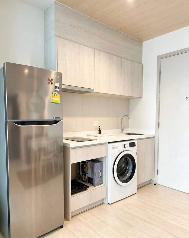 รูป For rent Life Sukhumvit48  ตกแต่งครบ พร้อมเข้าอยู่ ใกล้ BTS พระโขนง - RW008707 - รูปที่ 3/13