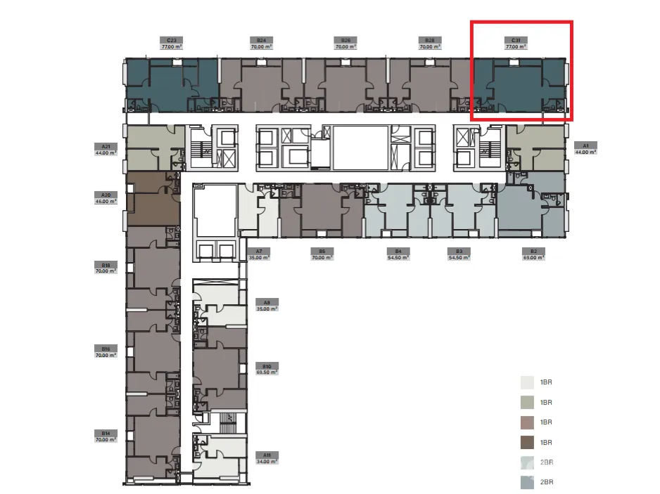 picture 2 Bedroom for Sale at The Embassy Wireless 6906148 - 1/9