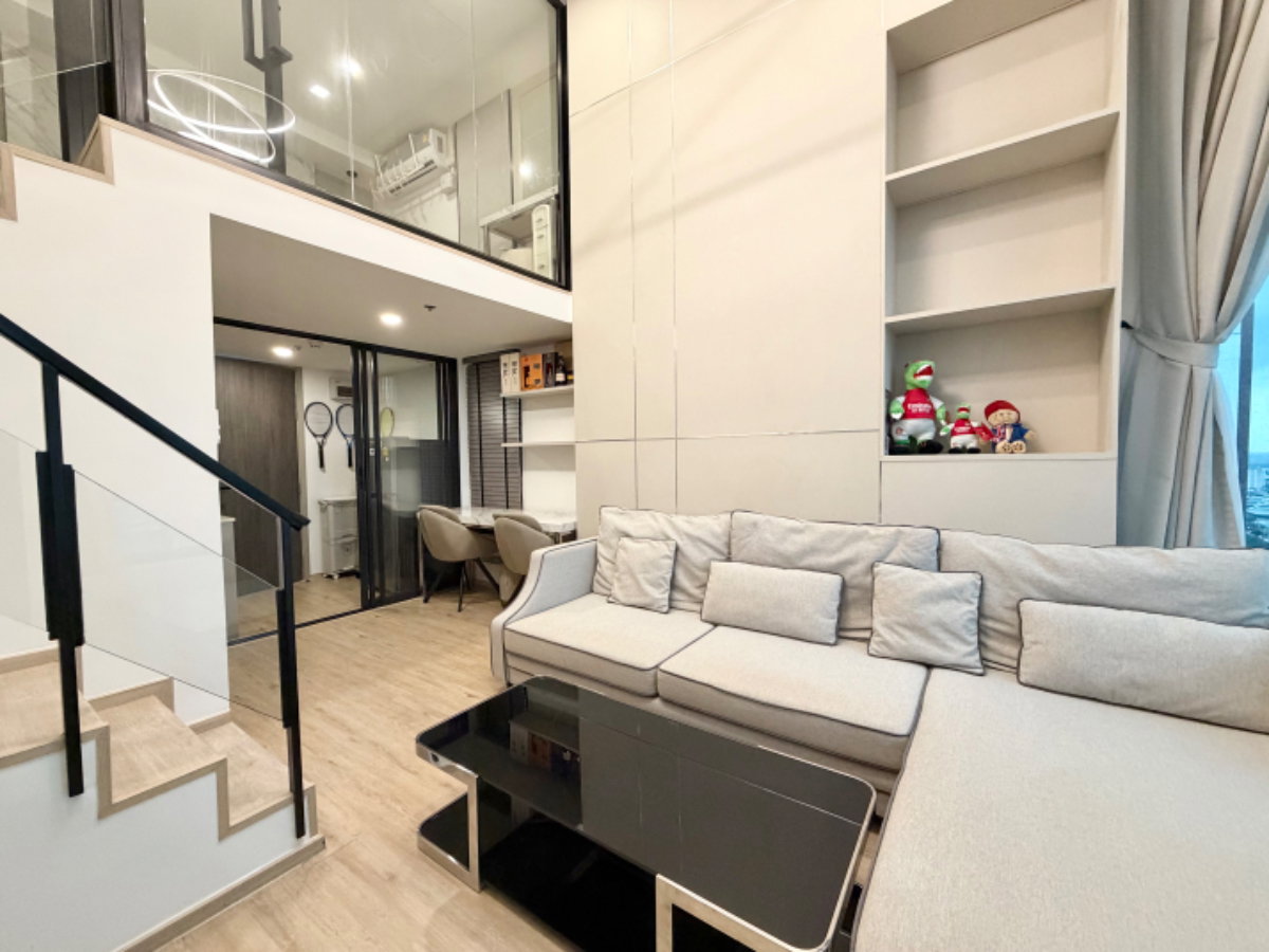 รูป ขาย The Rich พระราม 9 ศรีนครินทร์ ชั้น 29 ห้อง Duplex  ห้องมุม Built-in ตกแต่งจัดเต็ม พร้อมอยู่ ติดถนนศรีนครินทร์ - รูปที่ 2/23