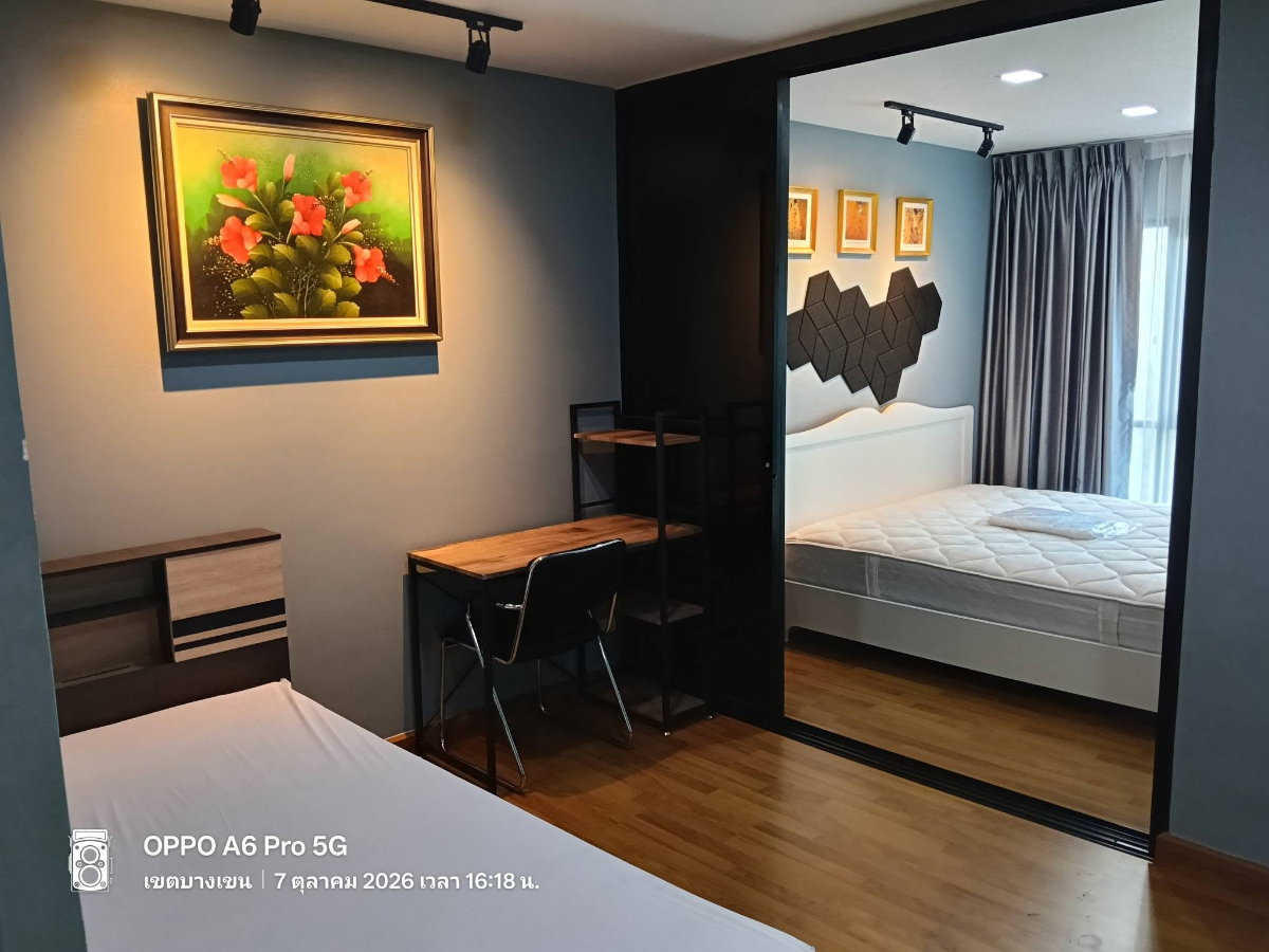 picture P-036 💢 For rent: 11,000 THB 🌵🌈 30 sqm. 🔑 Regent Home 18 Chaeng Watthana-Lak Si 🌵🌈 Beautiful, on the 9th floor with an open view - 4/15