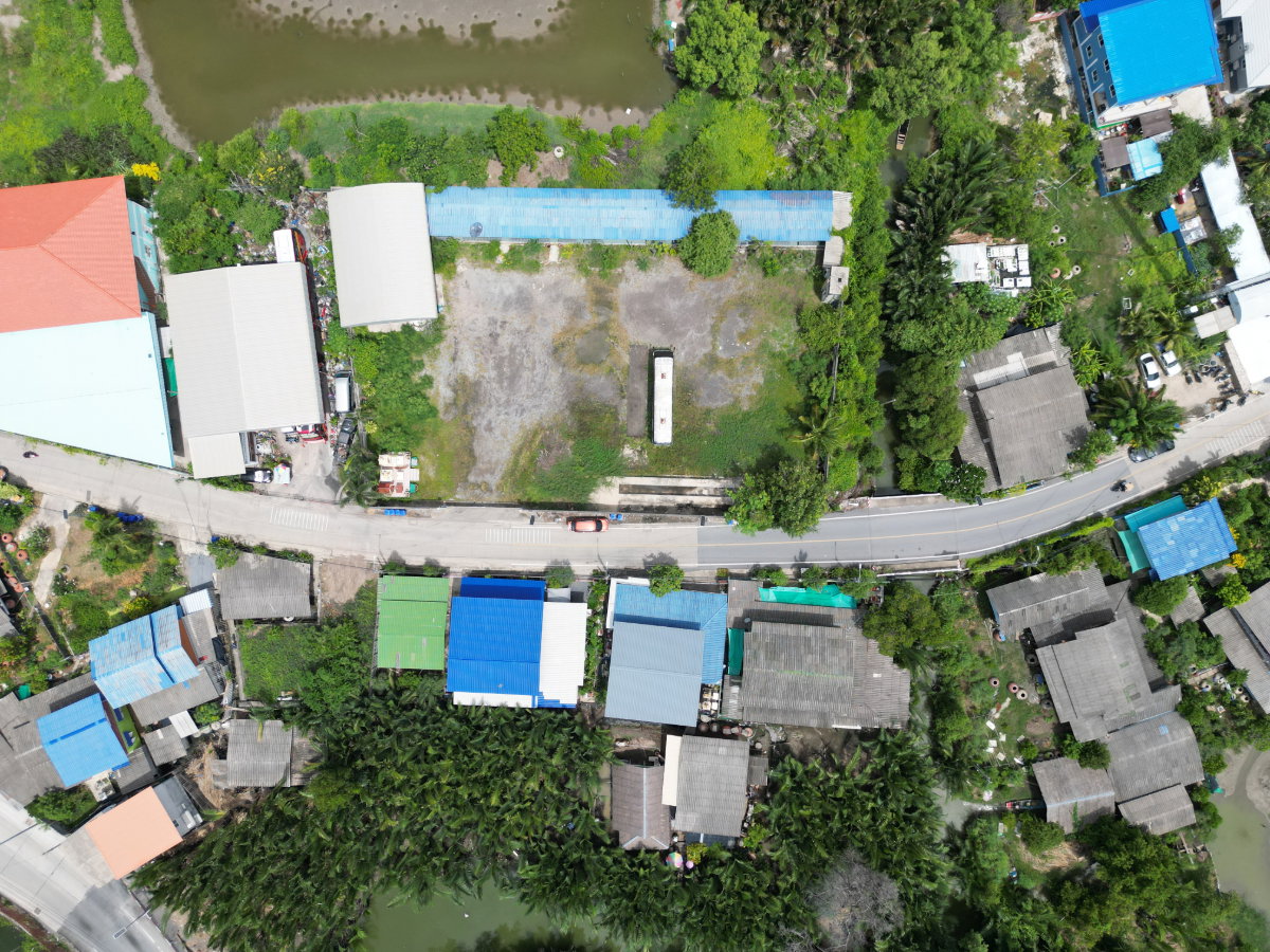 รูป ขายที่ดิน พร้อมสิ่งปลูกสร้าง 627 ตรว. ผังสีม่วง ใกล้วัดคู่สร้าง ใกล้ อบต.คลองปลากด อ.พระสมุทรเจดีย์ จ.สมุทรปราการ ราคาดีมาก ขายถูกมาก - รูปที่ 37/38
