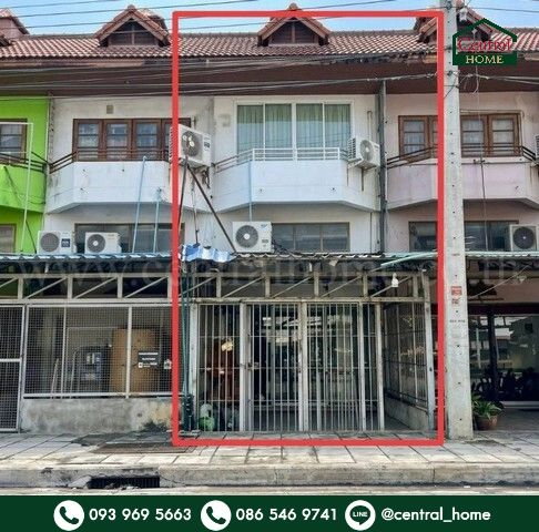 รูป อาคารพาณิชย์ 2.5 ชั้น 19 ตรว. ติดถนน สามารถทำธุรกิจค้าขายได้ - รูปที่ 1/16