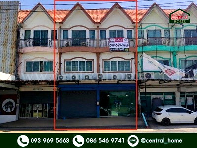 อาคารพาณิชย์ สมุทรปราการ : อาคารพาณิชย์ 3 ชั้น 2 คูหา รีโนเวทพร้อมอยู่ ติดถนน ซอยมังกร-ขันดี