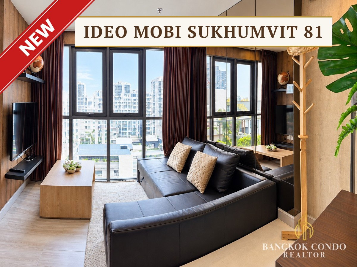 รูป 🍀🍀 คอนโดสวย 🌸 ให้เช่า📌 IDEO Mobi Sukhumvit 81 (Line:@rent2022) BTS อ่อนนุช✨พร้อมเข้าอยู่ 🔖 A08659 - รูปที่ 1/7