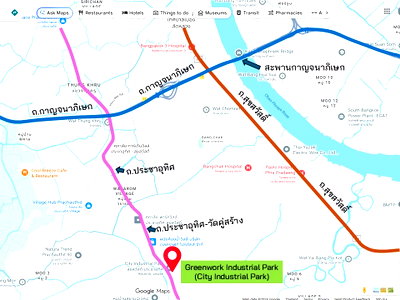 ที่ดิน พระสมุทรเจดีย์ สมุทรปราการ : 🏭 ขายที่ดินผังสีม่วง 2-3-69.5 ไร่ | Greenwork Industrial Park สมุทรปราการ  🔥 ราคา 26.78 ล้านบาท | เพียง 22,900 บาท/ตร.ว.