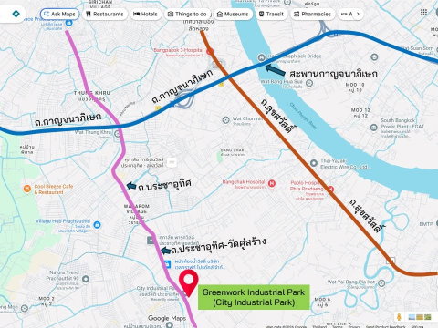 🏭 ขายที่ดินผังสีม่วง 2-3-69.5 ไร่ | Greenwork Industrial Park สมุทรปราการ  🔥 ราคา 26.78 ล้านบาท | เพียง 22,900 บาท/ตร.ว.