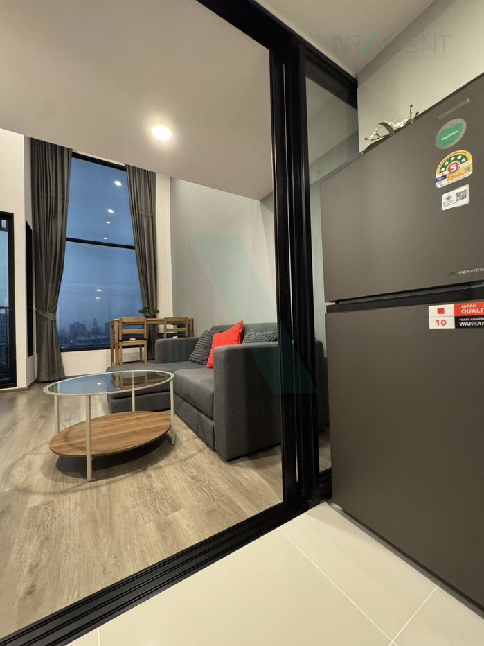รูป 🎊 ให้เช่าคอนโด โซโห แบงค็อก รัชดา อาคาร 1 ชั้น 12 Duplex ขนาด 38 ตรม ใกล้ MRT ห้วยขวาง - รูปที่ 7/8