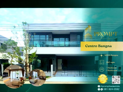 Houses for rent Bang Pu Industrial Estate : CD03611 - Centro Bangna : MegaBangna