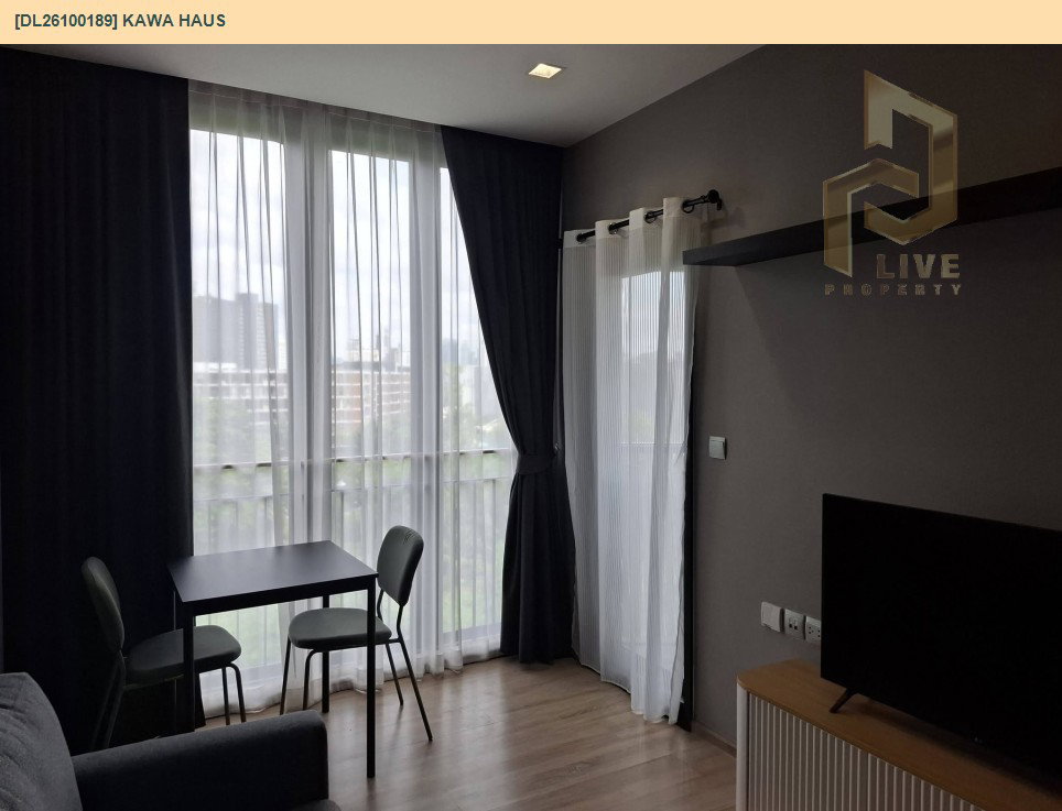 รูป DL26100189 ให้เช่าคอนโด คาวะ เฮาส์ (KAWA HAUS) ใกล้ BTS อ่อนนุช พร้อมเข้าอยู่ โทรด่วน 0614453194 LineID @952jdxxk - รูปที่ 5/6